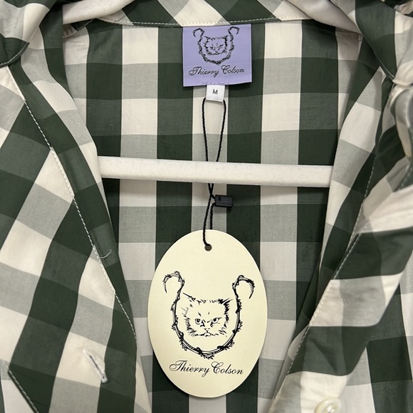 NWT Thierry Colson Shirt Dress - Size M - Picture 5 of 8